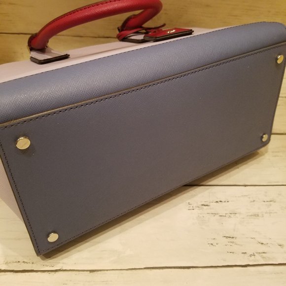 KATE SPADE CAMERON MEDIUM SATCHEL BAG FROZEN LILAC - Picture 4 of 10